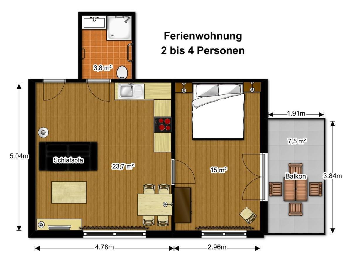 B & B Gmeineck Seeboden Eksteriør bilde